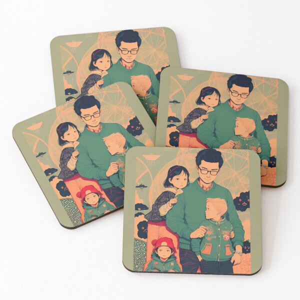 Item preview, Dad loves his triplets By CallisC Arts designed and sold by CallisC-Arts.