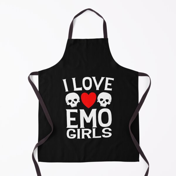 Item preview, I Love Emo Girls Cute Goth Humor Alternative Aesthetic designed and sold by SharpThreadZ.