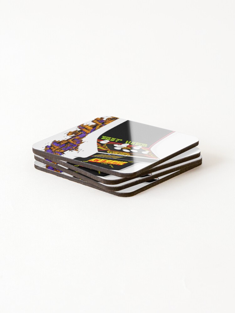 Thumbnail 4 of 5, Coasters (Set of 4), Retro Arcade Machine designed and sold by DeepSeeAI.