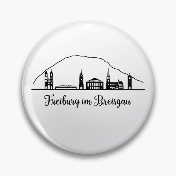 Item preview, Freiburg im Breisgau skyline designed and sold by centlia.
