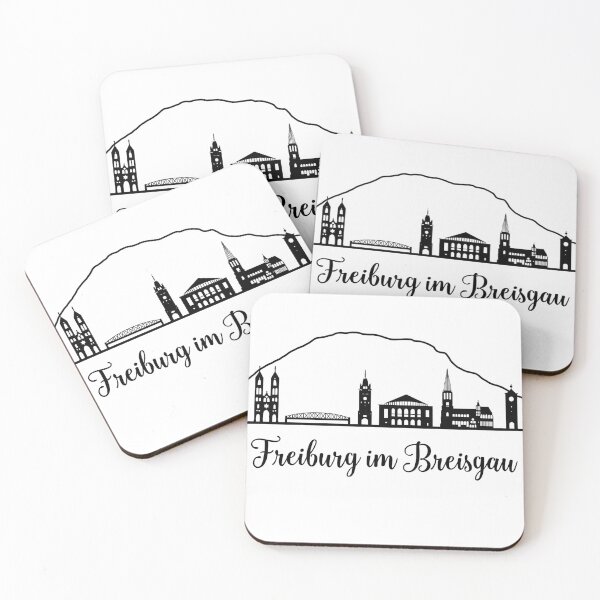Item preview, Freiburg im Breisgau skyline designed and sold by centlia.