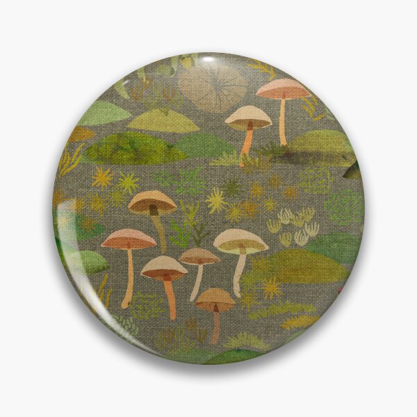Item preview, Mushroom Moss Forest Woodlands designed and sold by Cecilia Mok.