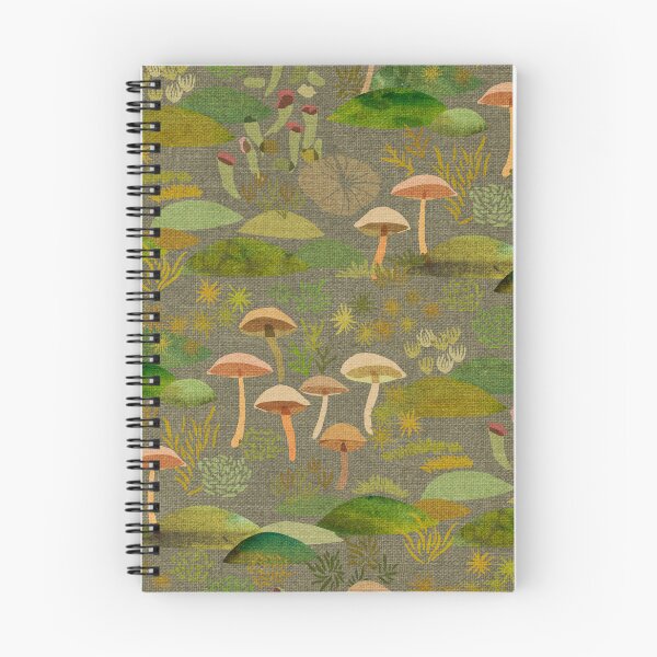 Item preview, Mushroom Moss Forest Woodlands designed and sold by Cecilia Mok.