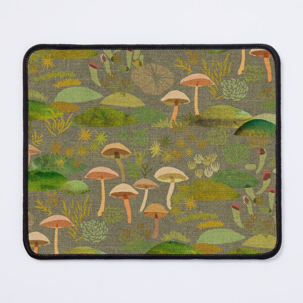 Item preview, Mushroom Moss Forest Woodlands designed and sold by Cecilia Mok.