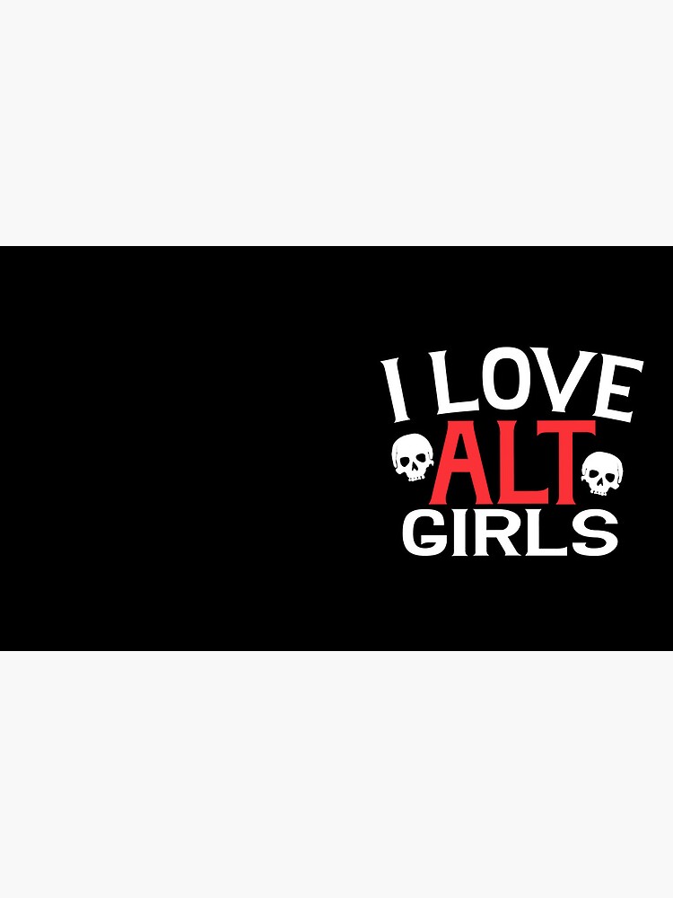 I Love Emo Girls Cute Goth Humor Alternative Aesthetic Essential T-Shirt  for Sale by SharpThreadZ