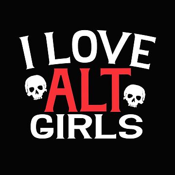 I Love Emo Girls Cute Goth Humor Alternative Aesthetic Essential T-Shirt  for Sale by SharpThreadZ