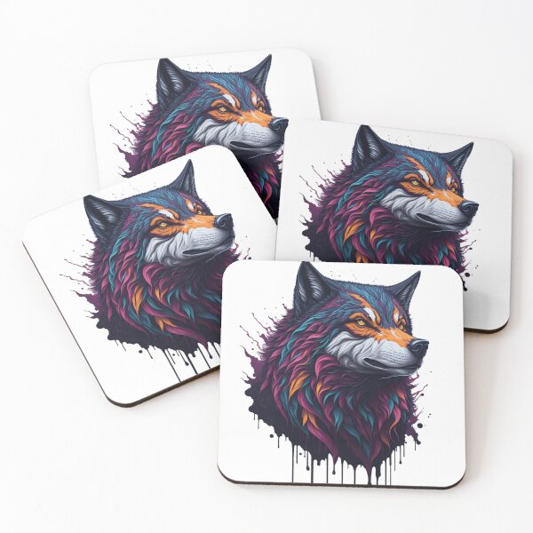 Item preview, Colorful Wolf 003 designed and sold by MrThorV2.