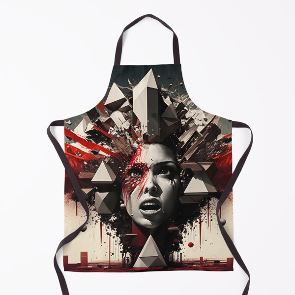 Item preview, The geometric alien face designed and sold by Cr-AI-tive.