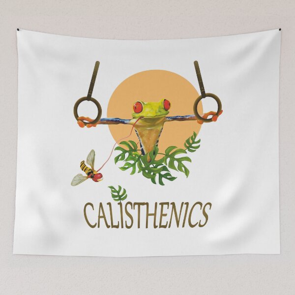 Item preview, Calisthenics frog gymnastics rings designed and sold by gardentree.