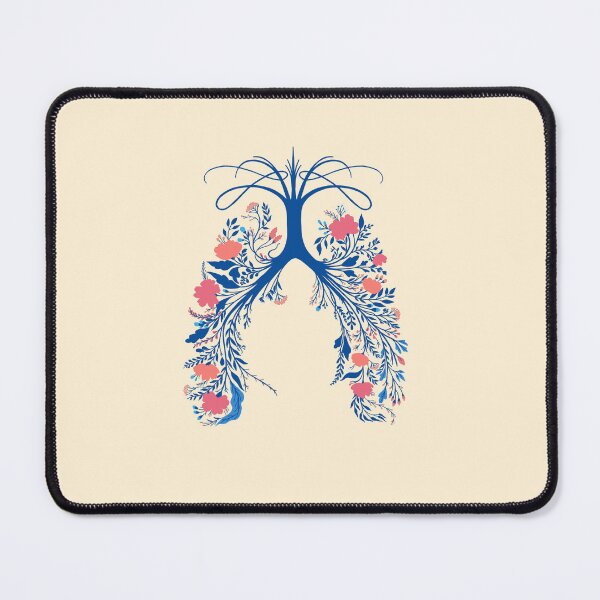 Item preview, lungs flowers drawing beige background designed and sold by centlia.