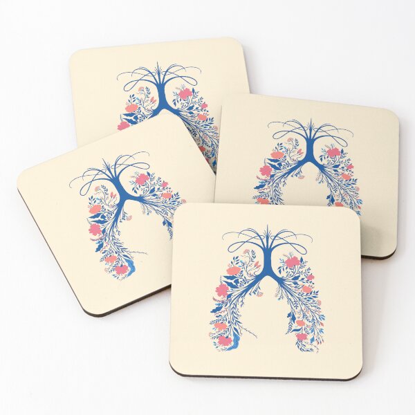 Item preview, lungs flowers drawing beige background designed and sold by centlia.