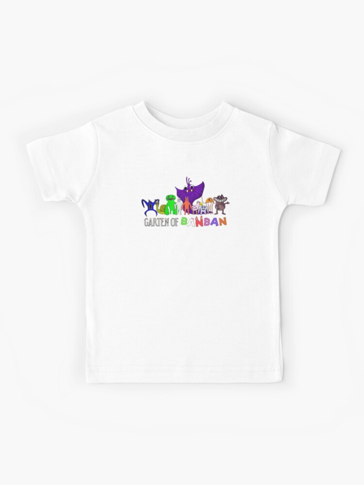 garten of banban nabnab look. Garten of Banban character. Horror games  2023. Blue. Halloween Kids T-Shirt for Sale by Mycutedesings-1