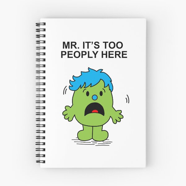 Item preview, Mr. Its too peoply here designed and sold by Scat the cat.