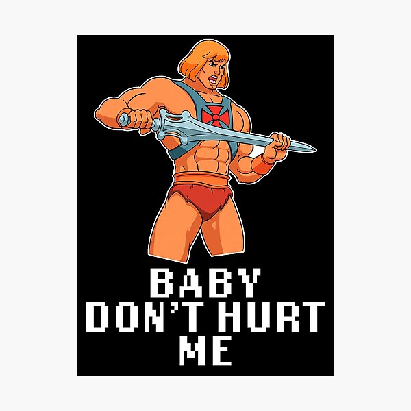 Baby Don't Hurt Me PNG, Funny Gigachad Memes PNG, Sublimatio - Inspire  Uplift