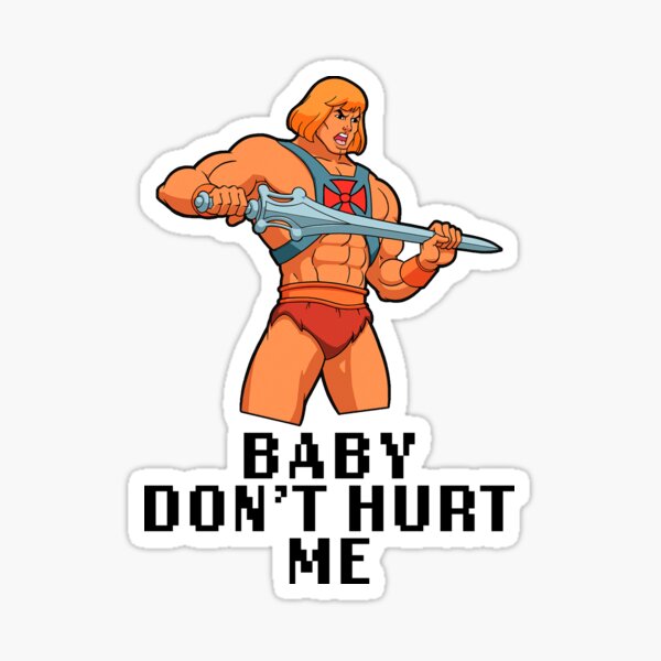 Baby Don't Hurt Me PNG, Funny Gigachad Memes PNG, Sublimatio