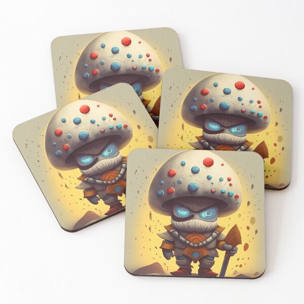 Item preview, Magic Mushroom Warrior Digital Art | Guardian of the Spore Kingdom | Mushroom Warrior designed and sold by mindexploration.