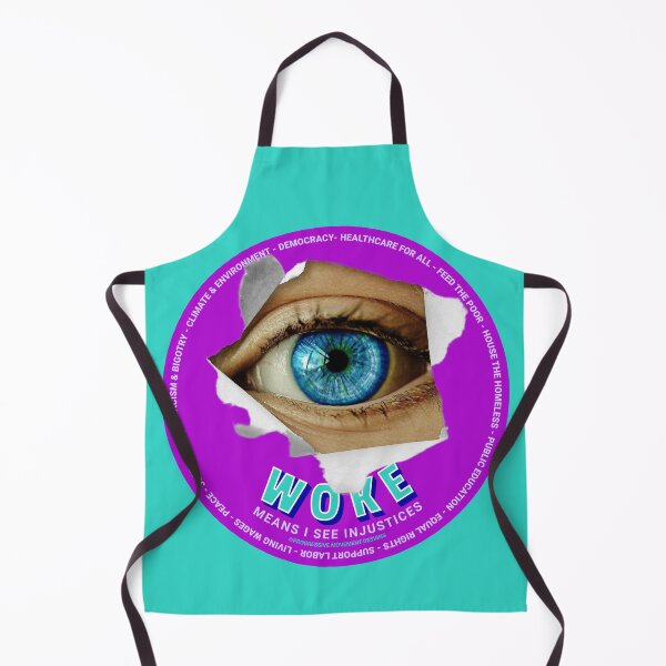 Item preview, PMD00894 Progressive Movement Designs Woke Eye design shows you are woke and support progressive policy goals for progressive Democrats Independents and Bernie Sanders supporters designed and sold by ProgressiveLeft.
