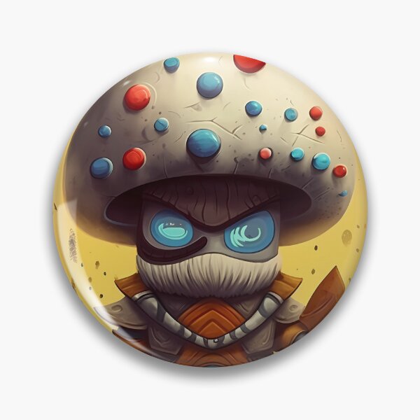 Item preview, Magic Mushroom Warrior Digital Art | Guardian of the Spore Kingdom | Mushroom Warrior designed and sold by mindexploration.