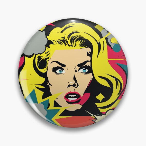 Item preview, Comic style woman face designed and sold by juancbp60.