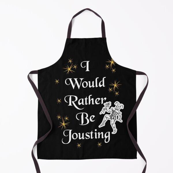 Item preview, 'I Would Rather Be Jousting' Jester Funny Quote - Medieval Designs Collection designed and sold by Ridiculam Toga.