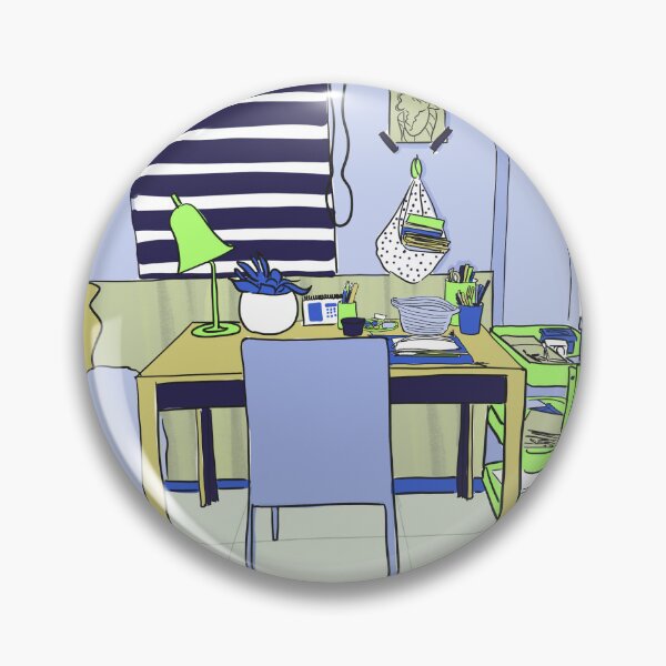 Artikelvorschau, Homeoffice - blau/lila entworfen und verkauft von amandacamara.