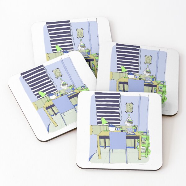 Item preview, Home office - blue/purple designed and sold by amandacamara.