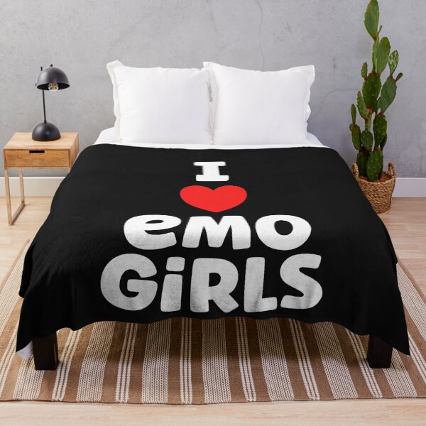 Item preview, I Love Emo Girls Cute Alternative Aesthetic Goth Lover designed and sold by TheMagicKrew.