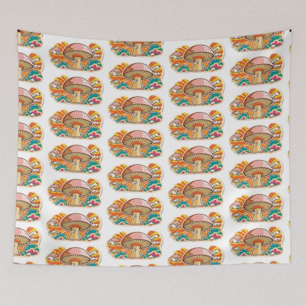 Item preview, Colorful mushroom  designed and sold by Okracha.