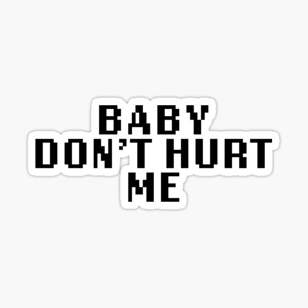 Baby Don't Hurt Me PNG, Funny Gigachad Memes PNG, Sublimatio