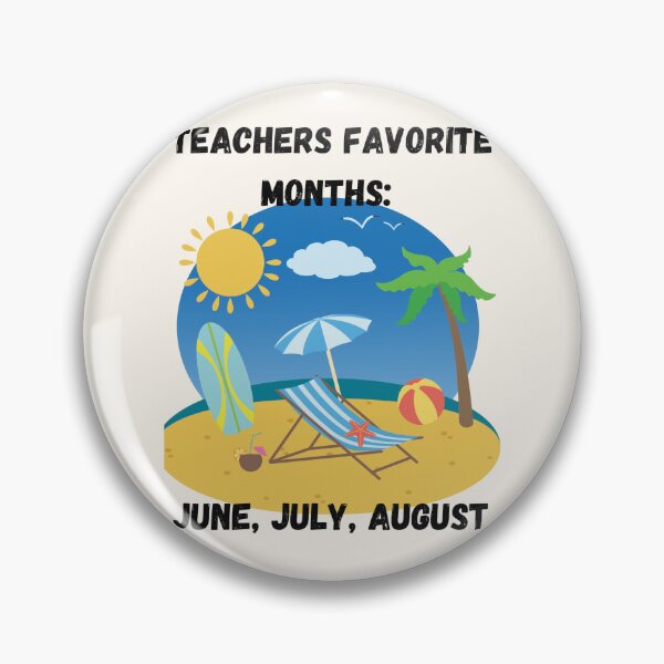 Item preview, Teachers favorite months  designed and sold by tashra15.