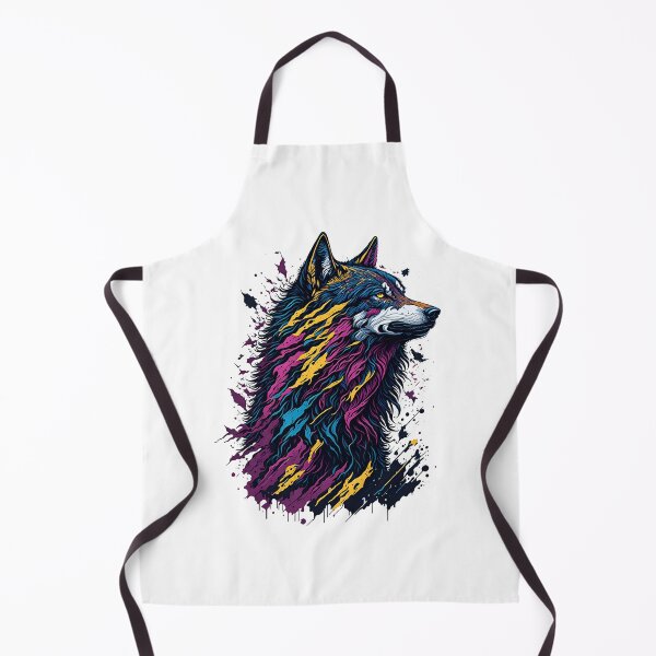 Item preview, Colorful Wolf - AI Generated designed and sold by Manos Ch.