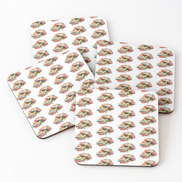 Item preview, Colorful mushroom  designed and sold by Okracha.