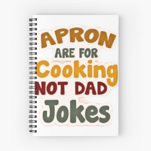Item preview, Aprons Are For Cooking Not Dad Jokes designed and sold by Trendy Design.