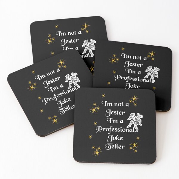 Item preview, 'I'm not a Jester, I'm a Professional Joke Teller' Jester Funny Quote - Medieval Designs Collection designed and sold by Ridiculam Toga.