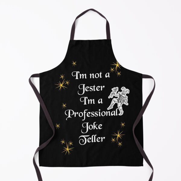 Item preview, 'I'm not a Jester, I'm a Professional Joke Teller' Jester Funny Quote - Medieval Designs Collection designed and sold by Ridiculam Toga.