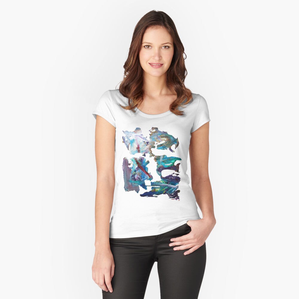 Item preview, Fitted Scoop T-Shirt designed and sold by Muyiwa.