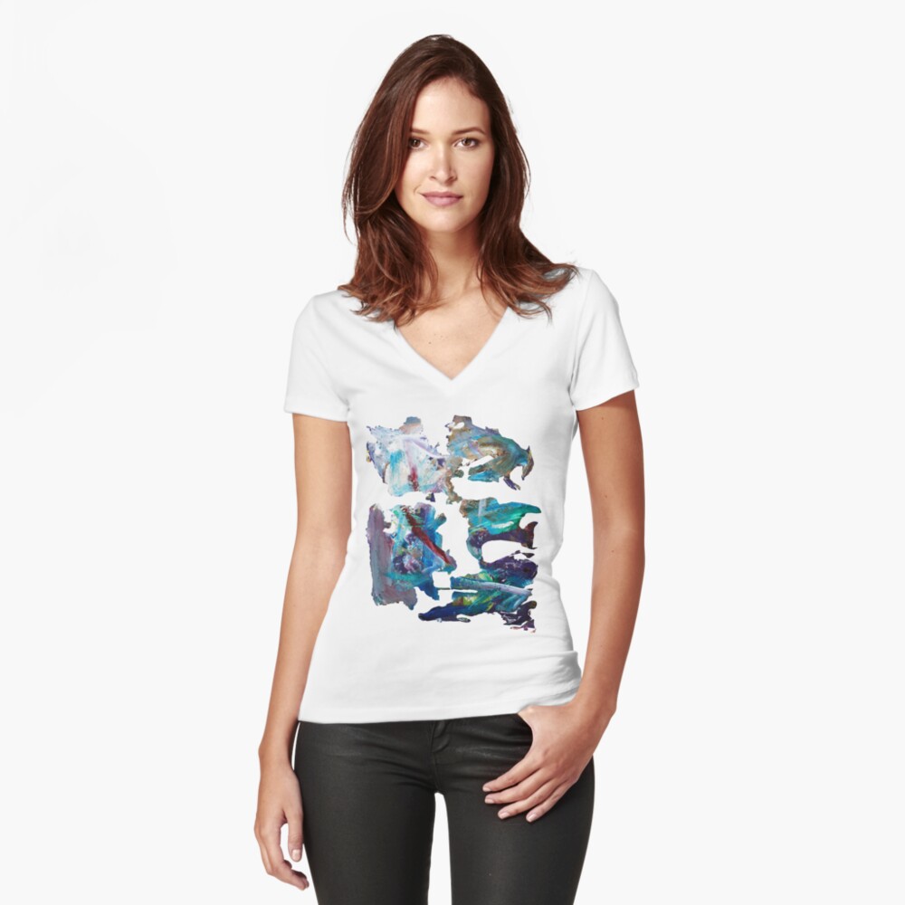 Item preview, Fitted V-Neck T-Shirt designed and sold by Muyiwa.