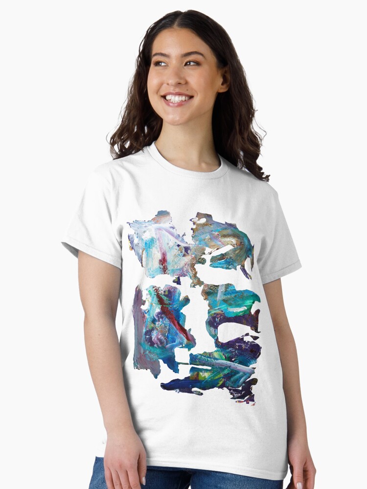 Thumbnail 2 of 7, Classic T-Shirt, Abstract Left Over No 3 designed and sold by Muyiwa.