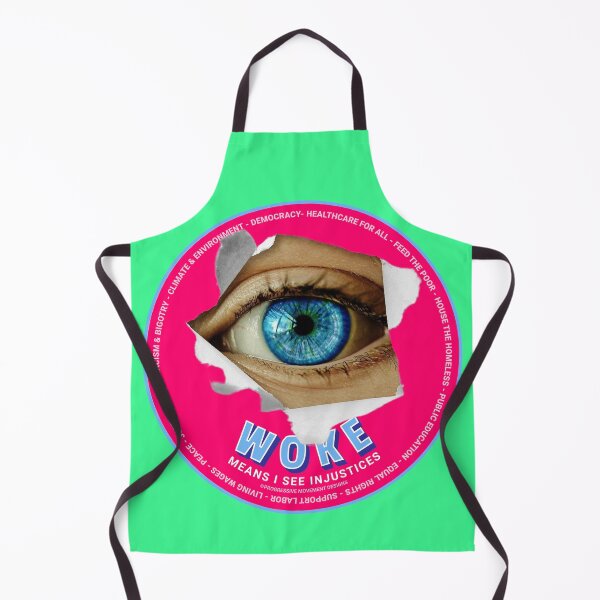 Item preview, PMD00895 Progressive Movement Designs Woke Eye design shows you are woke and support progressive policy goals for progressive Democrats Independents and Bernie Sanders supporters designed and sold by ProgressiveLeft.