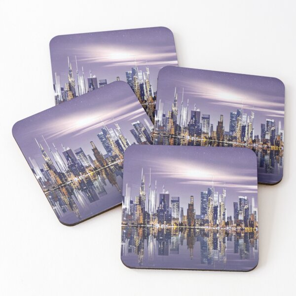 Item preview, Future Cityscape No. 3 designed and sold by kissuquick.