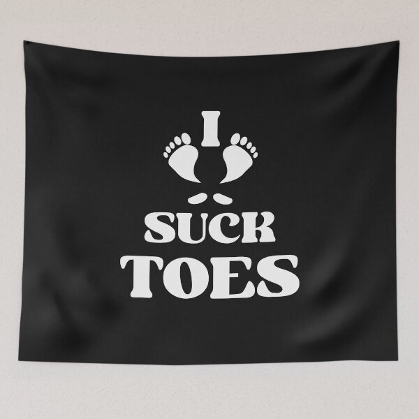 Item preview, I Suck Toes Funny Submissive Humor Feet Lover designed and sold by TheMagicKrew.