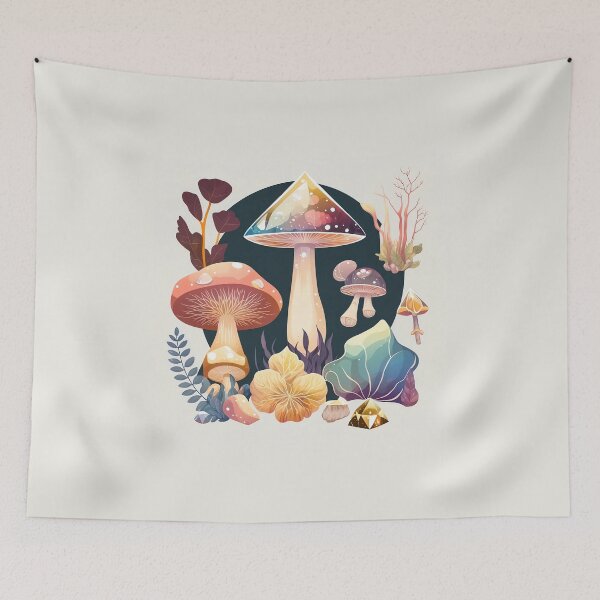 Item preview, cute mushroom designed and sold by Sunchildprints.