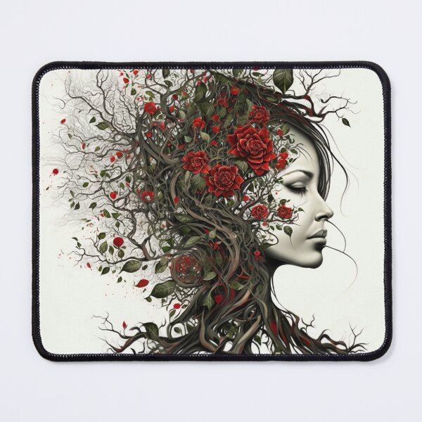 Item preview, Tree of life with Roses designed and sold by MedusaPrintArt.