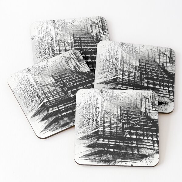 Item preview, Black And White Abstract Architectural Art. designed and sold by Giulivo Store Graphic.