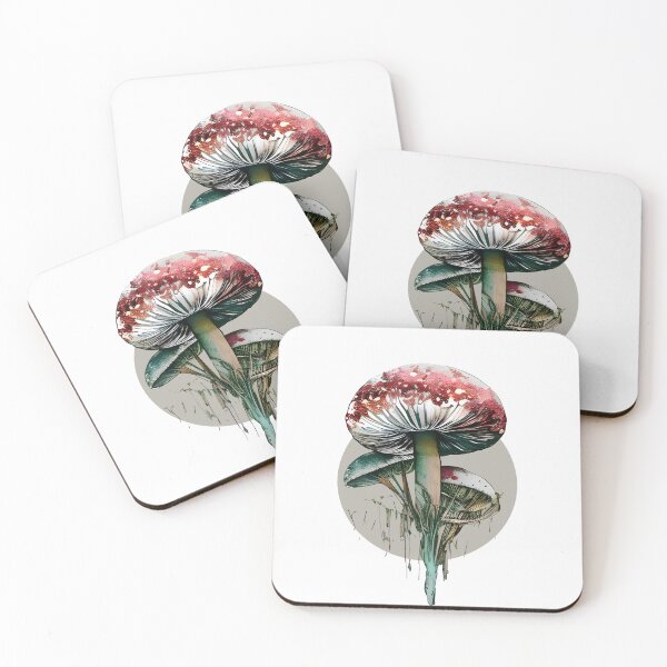 Item preview, Watercolor Abstract Mushrooms designed and sold by PODUNUSUAL.