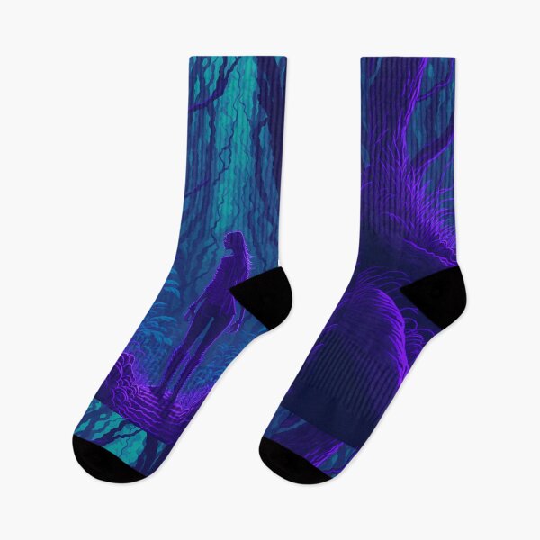 Item preview, Jungle Explorer| Purple Neon Colours| Neon Jungle Passage Luminous Journey Through the Jungle designed and sold by RedArtG09.
