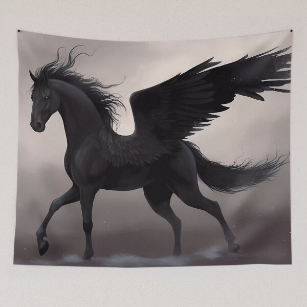 Item preview, Pegasus was truly as black as jet designed and sold by SingularityGeek.