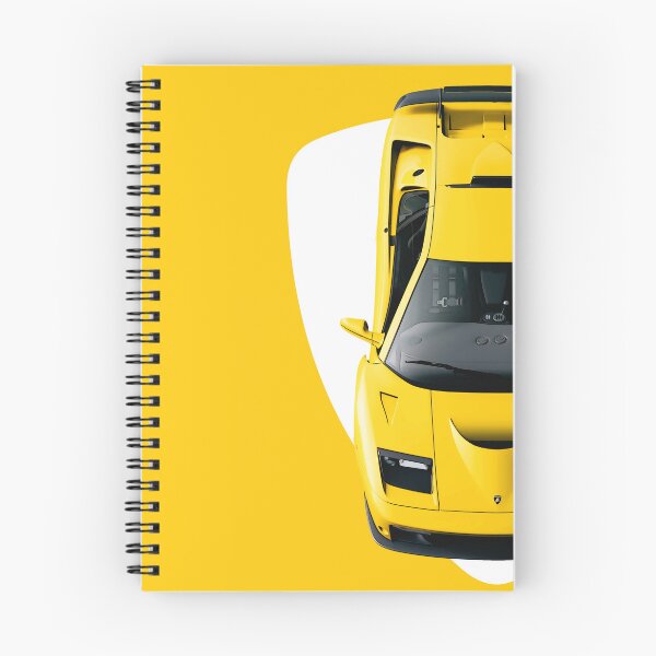 Item preview, Top view of 1990s Retro Italian v12 Supercar - Yellow designed and sold by ApexFibers.