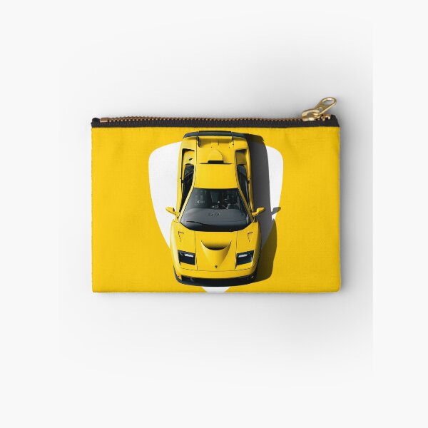 Item preview, Top view of 1990s Retro Italian v12 Supercar - Yellow designed and sold by ApexFibers.