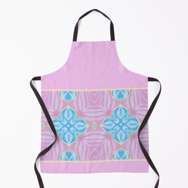 Item preview, abstract pinkshades blue flower designed and sold by Pokomon.